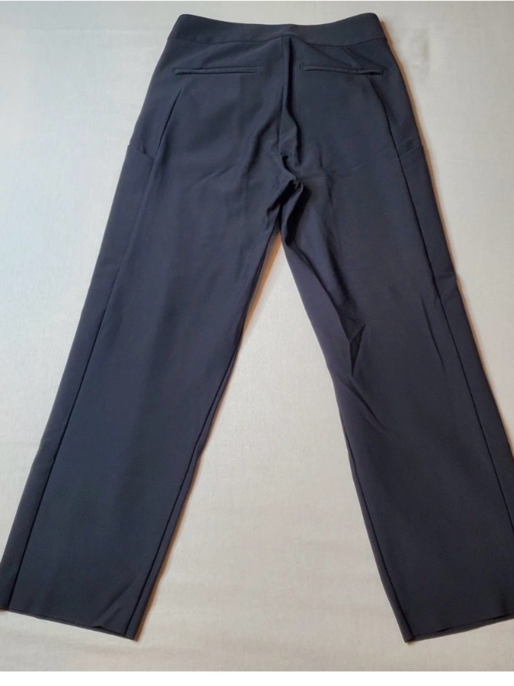 Athleta Stellar Straight Crop Black Stretch Pants Women’s Size 12 NEW NWT - Picture 2 of 2